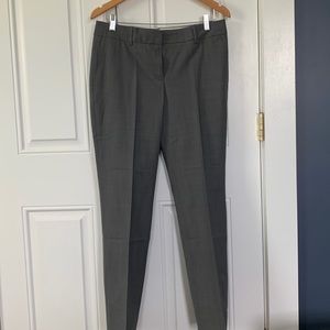 J.Crew Gray patterned trouser pants